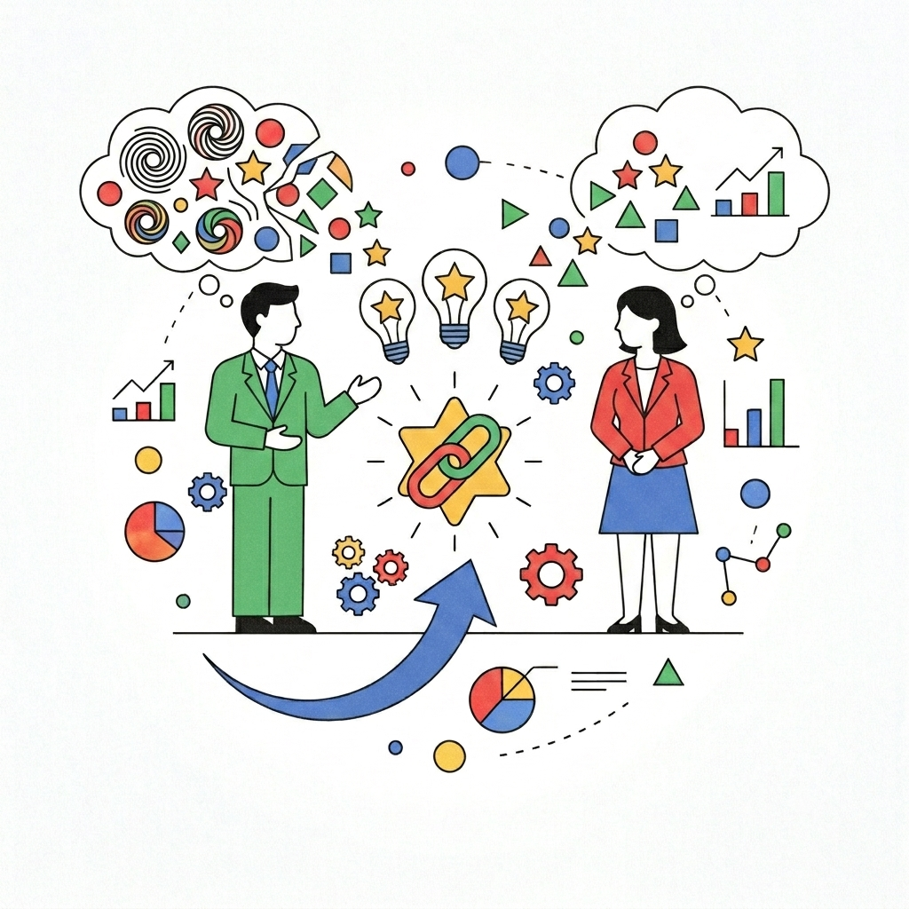 illustration conversation manager et employé intelligence émotionnelle
